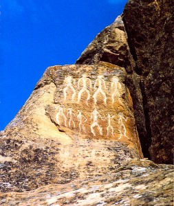 Petroglyphs from Gobustan.  